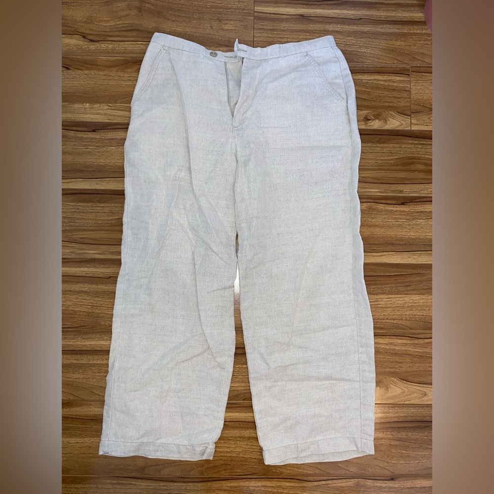 Women Vintage linen pants